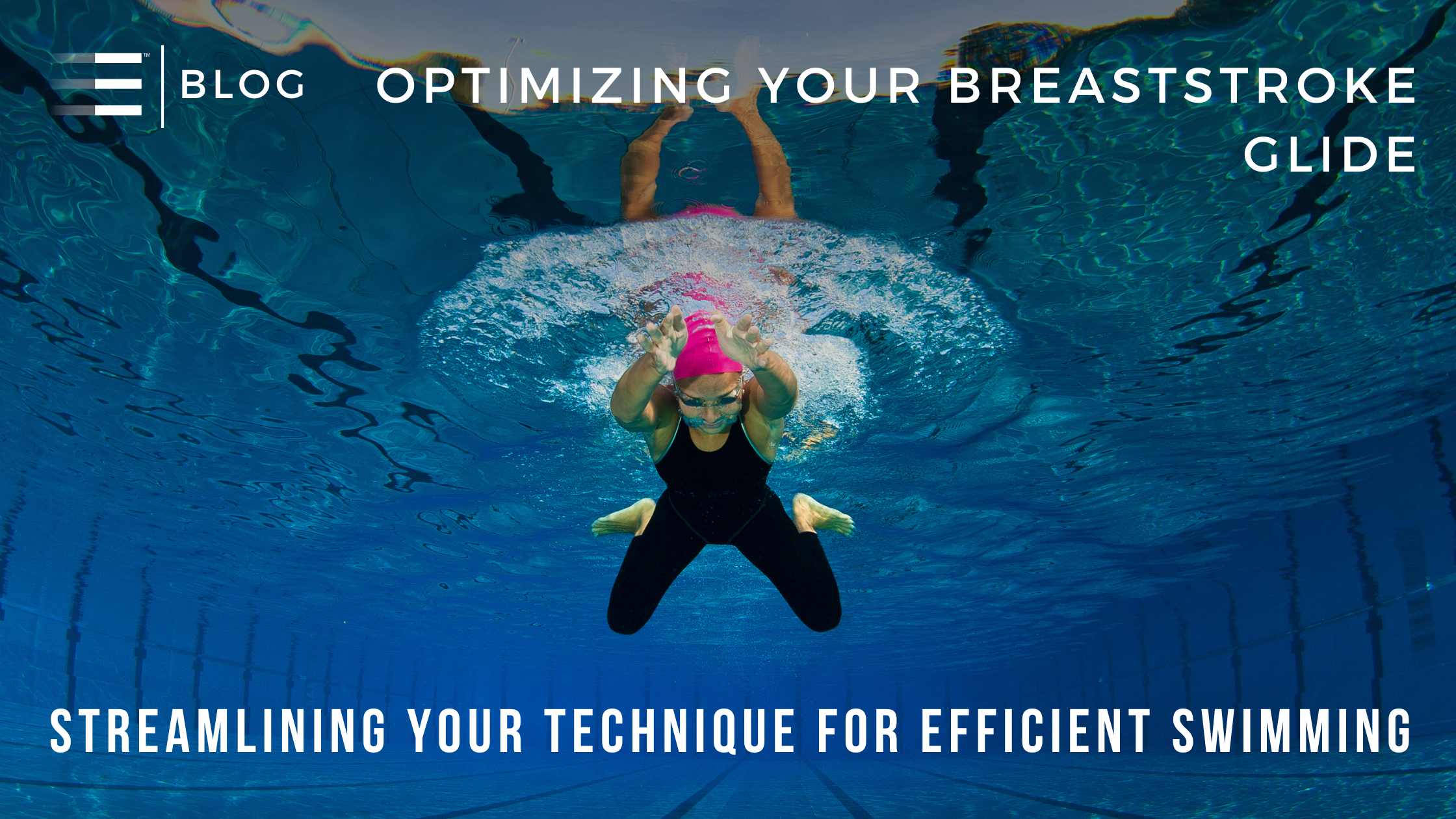 Swimmer Optimizing Breaststroke Glide Underwater