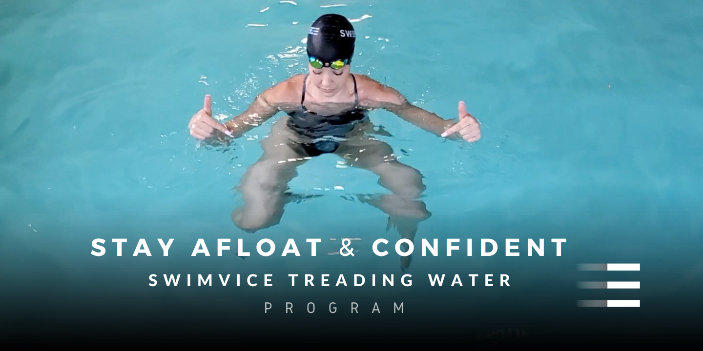 SWIMVICE Treading Water Program Thumbnail - Learn proper techniques for treading water with Coach Mandy